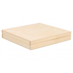 Dárkový dřevěný box (20x20x3,5)